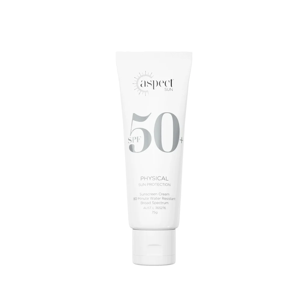 aspect sun spf 50+ tinted physical sun protection